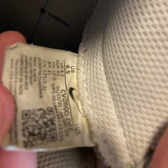 Nike grey fog sky force skateboarding shoe - Picture 6 of 6